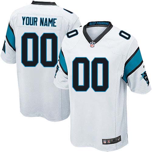 Nike Carolina Panthers Customized White Stitched Youth NFL Jersey